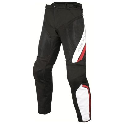 Dainese DRAKE AIR D-DRY letní cestovní kalhoty bílé/červené vel.58
